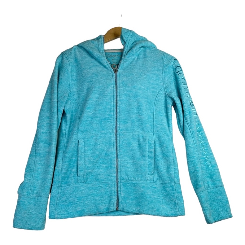 Calvin Klein‎ Women's Performance Running Jacket Light Blue XS
